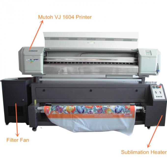 Imprimante de grand format de 1440 DPI Mutoh avec directement le système d'impression de tissu 0