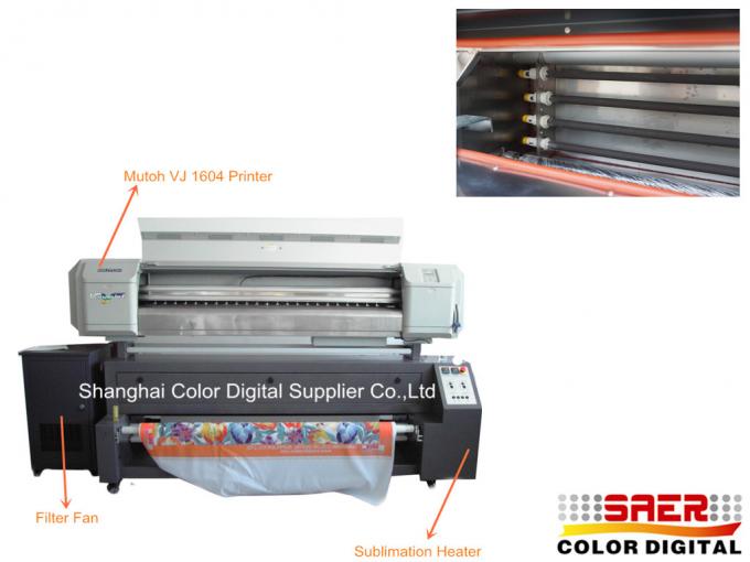 imprimante de sublimation de textile de la puissance 2000W/machine impression de tissu pour le drapeau 0