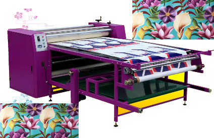 Rendement élevé de Digital d'impression de tissus d'imprimantes automatiques de la machine 1000mm Calander 0