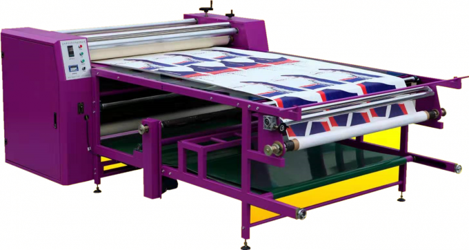 machine rotatoire de calendrier de textile de presse de la chaleur de 1600mm 3