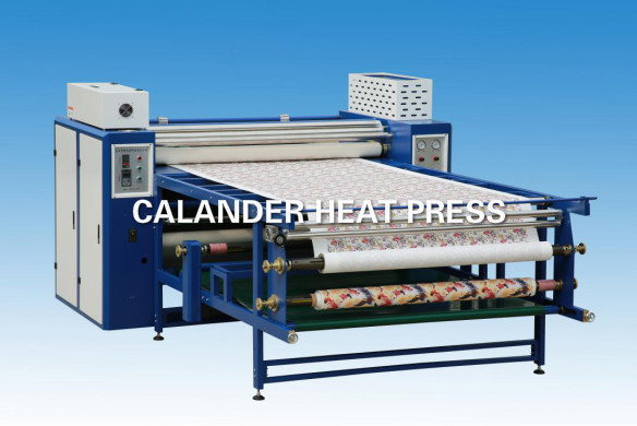 machine rotatoire de calendrier de textile de presse de la chaleur de 1600mm 4
