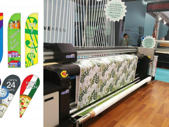 Système d'impression textile à grande résolution SAER / imprimante à drapeau 0