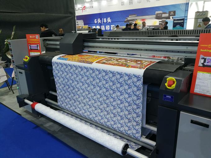 Machine d'impression de tissu de Dgital d'imprimante à jet d'encre de polyester pour la fabrication de bannière de drapeau 2