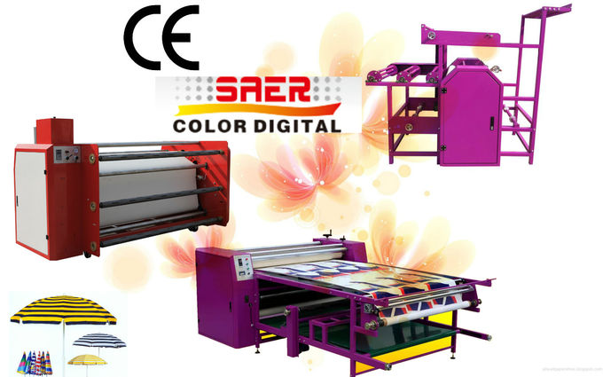machine rotatoire de calendrier de textile de presse de la chaleur de 1600mm 1