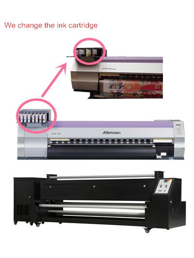 Les imprimantes d'intérieur et extérieures de tissu de Digital utilisées dans l'acte montrent rapidement 0