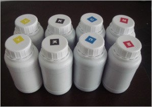 Encre directe de sublimation du textile DX5 de couleur de CMYK pour la fabrication de drapeau 1