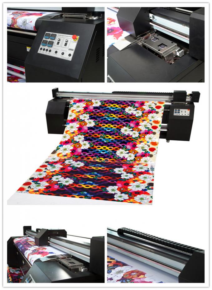 traceur de sublimation de jet d'encre de traceur de tissu de 2.2m Digital avec la tête de l'impression deux DX7 0