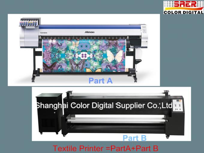 Roulez pour rouler l'imprimante à jet d'encre à grande vitesse de résolution de la machine d'impression de drapeau 1440dpi 0