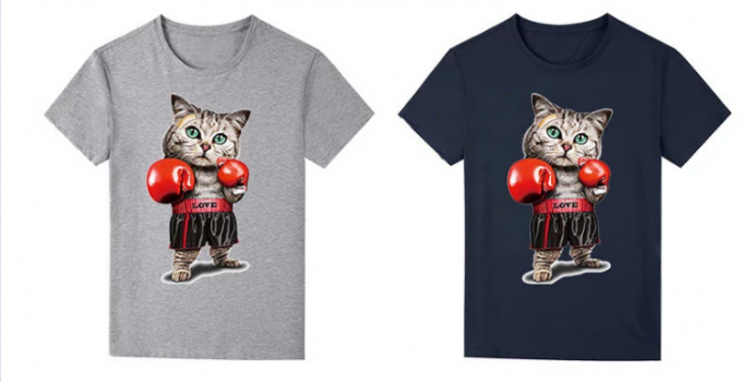 La machine d'impression de T-shirt de Digital dirigent vers l'imprimante de vêtement avec 8 têtes d'impression de RICOH 1