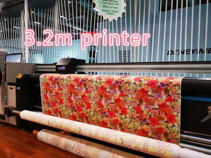 La machine d'impression de sublimation de Digital de grand format sautent des imprimantes de tissu de drapeau 3