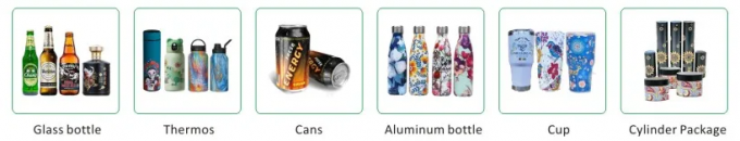 Imprimante numérique à cylindres en aluminium / Imprimante numérique à cylindres en étain / Imprimante pour bouteilles cosmétiques 0