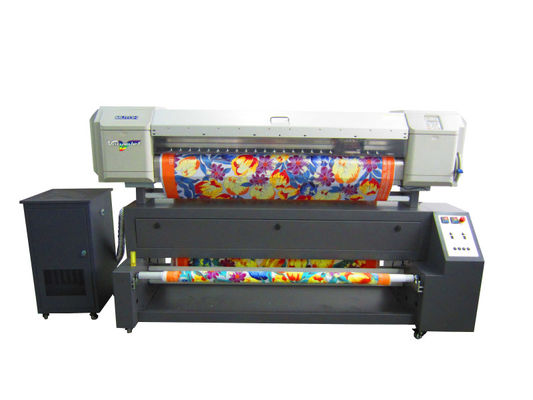 Imprimante 100% directe de textile de sublimation de polyester de Digital avec de doubles becs de la couleur 1440 de Cmyk