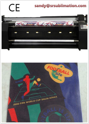 Machine d'impression de tissus de Digital de sublimation de grand format pour le drapeau moulu dur de larme