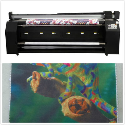 Colorez la sublimation double CMYK de machine d'impression de Digital de textile