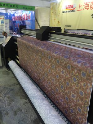 Machine d'impression principale de sublimation d'Epson Digital pour la couleur faite sur commande CMYK du double 4 de tissu