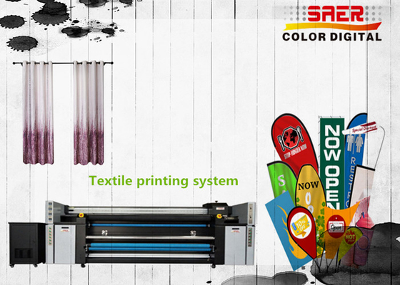 Machine d'impression de tissu de couverture/papier peint de Tableau avec haut DPI