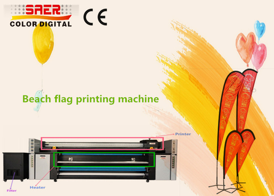 Dual CMYK Sublimation Printer Custom Full Color Digital Flag Printing Machine