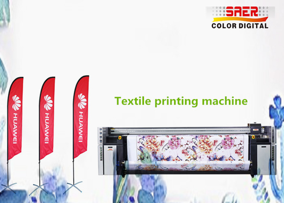 SAER Machine d'impression par sublimation de tissu de table / Imprimante de tissu de parapluie