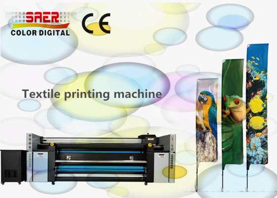 SAER Machine d'impression textile avec unité de chauffage à fixation tout en une machine