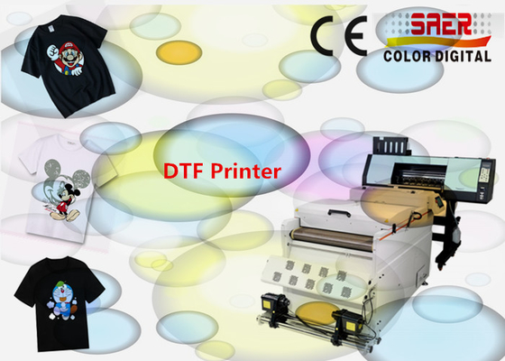 SAER 4 pièces Tête d'impression Machine d'impression DTF avec machine à secouer