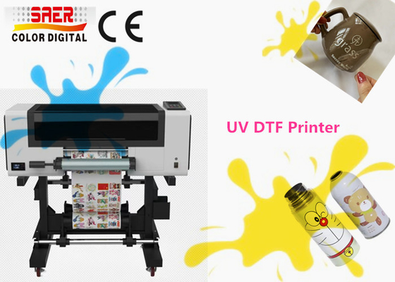 Imprimante UV DTF avec couleur de vernis pour le boîtier de téléphone / cadeaux / photo / boule / métal / plastique / cuir / impression de tasse