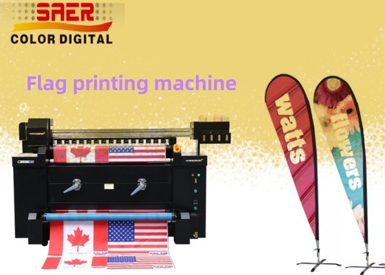 Imprimante automatique directe de drapeaux textiles à bandeau à sublimation de drapeaux