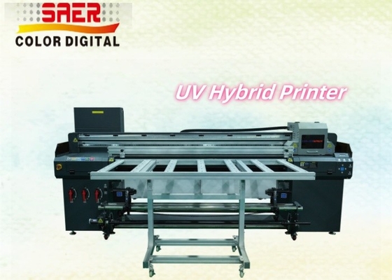 Imprimante hybride UV à plat et à rouleau à rouleau à haute résolution