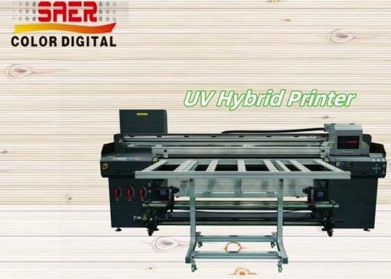 Imprimantes UV hybrides professionnelles en rouleau à rouleau et imprimante UV à plat