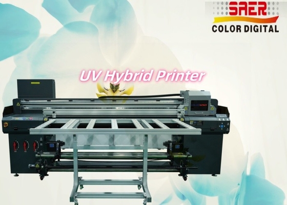 Imprimante à jet d'encre hybride numérique automatique à grand format et à rouleau à rouleau