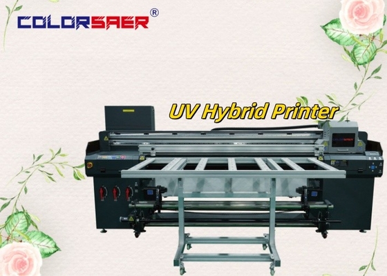 Imprimante hybride UV à rouleaux et à plat pour différents matériaux