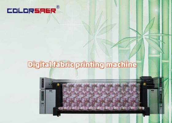 Couleur SAER tout en un 8 pièces I3200 Tête Imprimantes à jet d'encre Machine d'impression de tissu à rouleaux