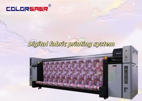 Machine d'impression textile numérique sur tissu drapeau tout-en-un I3200A1 8 têtes 3200mm haute puissance et résistante à l'usure