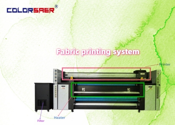 Imprimante textile numérique automatique 2200mm avec 3 têtes Epson i3200