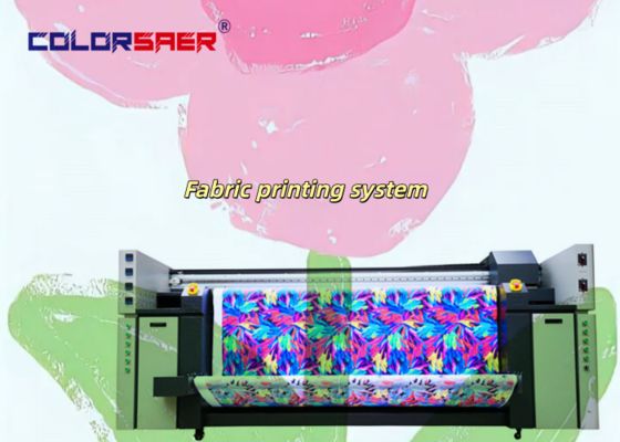 Machine d'impression textile à jet d'encre 4 & 8 à couleur pour polyester et tissus de coton