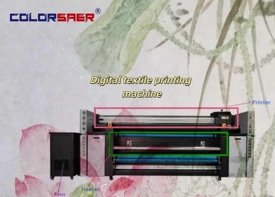 OEM 4 & 8 Colour Automatic Grade for Textile Printing i3200 Print Head Plotter for Cotton and Polyester