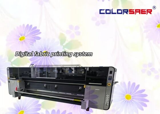 SAER I3200 Tête d'impression CMYK 4 couleurs et CMYKGRBK 8 couleurs 3,2 m Machine d'impression textile pour polyester et matériaux cotonniers