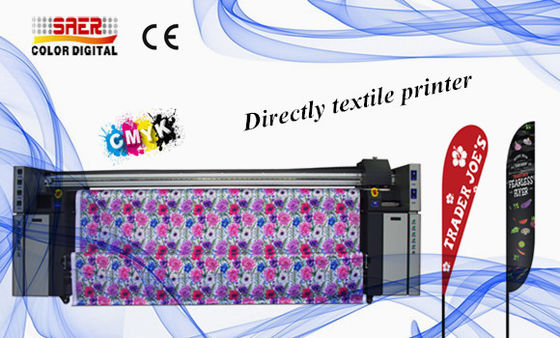 Tension 110V/220V de haute résolution d'imprimante de sublimation de grand format pour des drapeaux