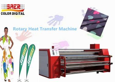 machine large de presse de la chaleur de machine de calendrier de textile de style de rouleau de 1.8m pour l'impression de transfert