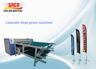 machine rotatoire de presse de la chaleur de calendrier de machine de sublimation de tissu de rouleau de diamètre de 600mm