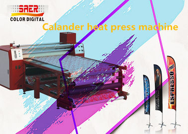 Machine rotatoire 1.6m de presse de la chaleur de calendrier de rouleau de grand format