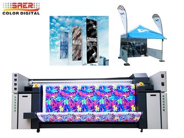 Imprimante à jet d'encre continue de double drapeau piézo-électrique de CMYK 6500W
