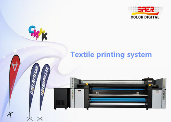 Machine d'impression multicolore de sublimation de drapeau de larme