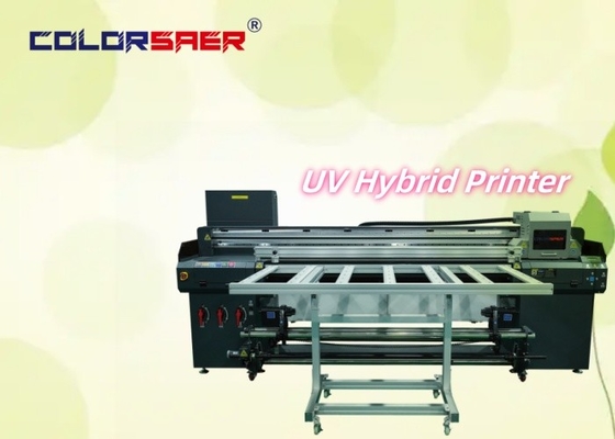 Flatbed And Roll To Roll UV Hybrid Printer With High-Resolution Output For Professional Signage And Advertising Material Production