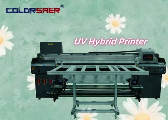Shanghai Color Digital Fast Speed UV Printer Flatbed & Roll to roll UV hybrid Printing machine