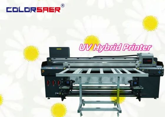 Factory Supply UV Hybrid Printer Roll to Roll & Flatbed UV Plotter for Banner Vinyl Wood Glass Leather Printing