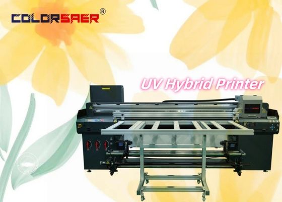 Factory Supply UV Hybrid Printer Roll to Roll & Flatbed UV Plotter for Banner Vinyl Wood Glass Leather Printing