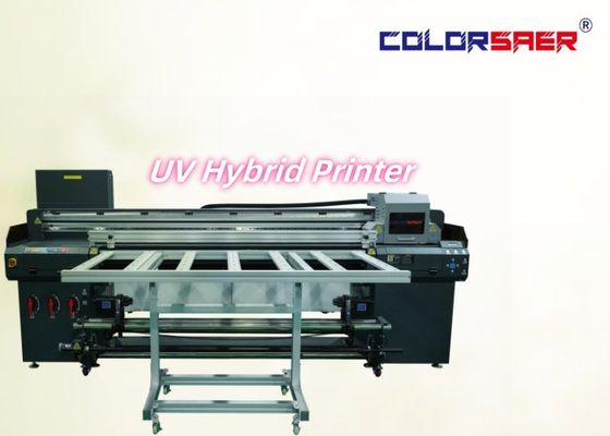 Digital High Quality Flatbed and Roll to roll UV Hybrid Printer Sign Printing Machine