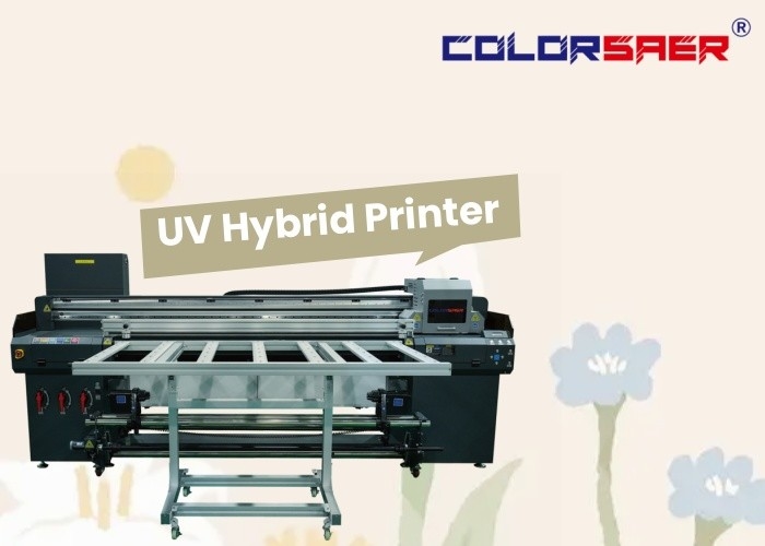 1.8m Large Format Flatbed And Roll To Roll UV Hybrid Printer For Different Materials