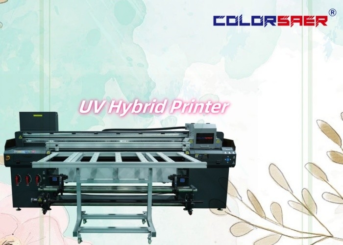 Flatbed And Roll To Roll UV Hybrid Printer On PVC Sheet Soft Film Vinyl Banner Poster Inkjet Plotter