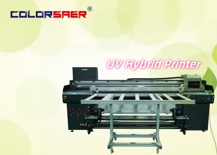 Flatbed And Roll To Roll UV Hybrid Printer With High-Resolution Output For Professional Signage And Advertising Material Production